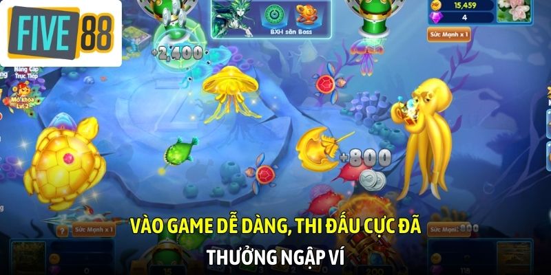 Vào game dễ dàng, thi đấu cực đã, thưởng ngập ví