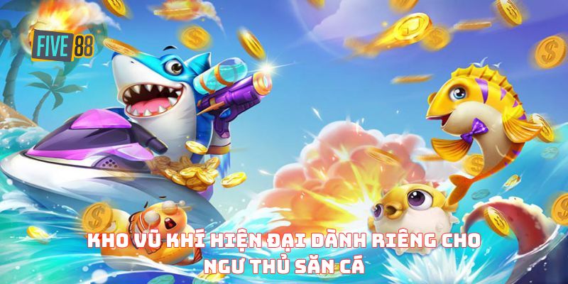 Kho vũ khí hiện đại dành riêng cho ngư thủ săn cá
