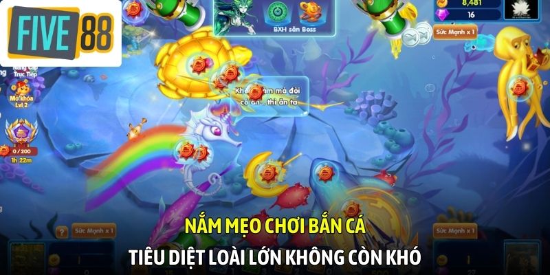 Nắm mẹo chơi bắn cá, tiêu diệt loài lớn không còn khó